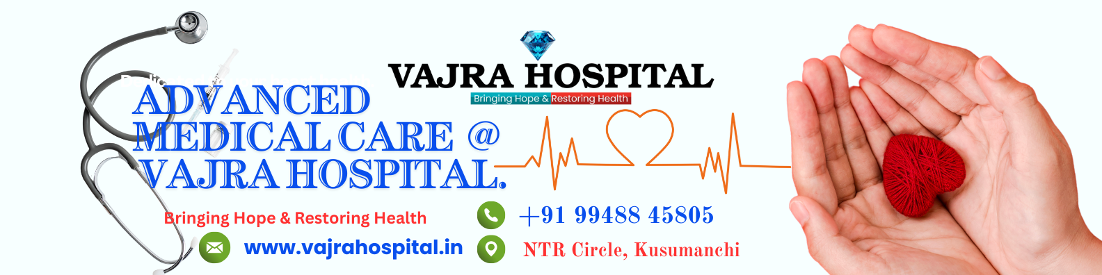 Vajra Hospital Header Advanced Medical Care Banner